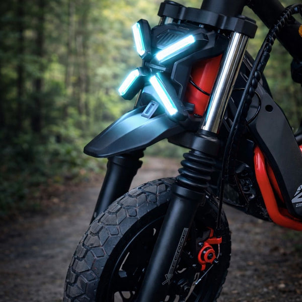 Frontlicht X Form - Kompatibel mit Ninebot ZT3 Pro